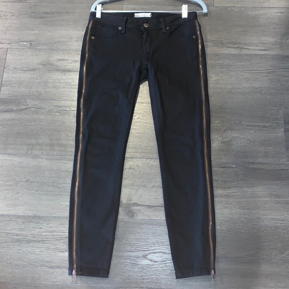 Free People Levon Full Side Zipper Skinny Jean Size 26 - Picture 5 of 15